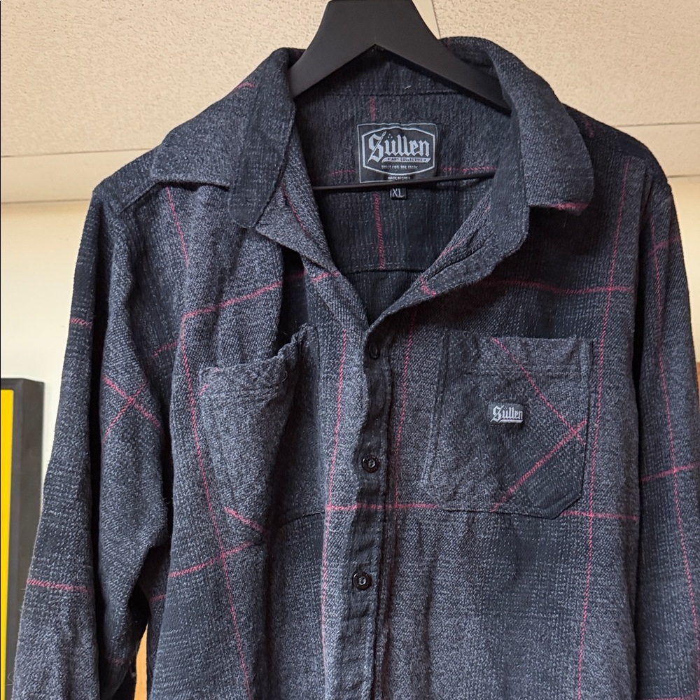 Sullen Men's Charcoal Button Down Shirt